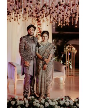 Vasishta N. Simha Instagram - ❤️❤️

Photography - @storiesby.rg 
Decor - @meragi.celebrations 
Styling - @stilerush_by_varshinijanakiram & @itihas_sagar 
Groom Attire - @meraj_ek_pehchaan 
Bridal Jewellery - @sriganeshjewellers 

#simhapriya 
#hariprriya 
#vasishtasimha 
#love 
#lifepartner 
#wedding 
#reception 
#blessed