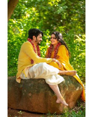 Vasishta N. Simha Instagram - Us ❤️ 
Fav pics 😍 - set 2

#Simhapriya 
#vasishtasimha #hariprriya 
📸 - @vjflicks