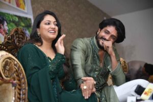 Vasishta N. Simha Instagram - ❤️💚❤️

.

PC: Chithrathara Manu
.
#vasishtansimha 
#simhapriya
#hariprriya 
#weddingbells 
#tradition 
#wedding