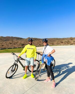 Vatsal Sheth Instagram - The best getaway with @vatsalsheth and a much needed one too… away from all the hustle just me and you and the mountains. The best view, the best food, the best hospitality and the best stay…. 
@mementosbyitchotels_udaipur you have spoilt us and we loved every bit of it… ❤️
From the luxurious room to the private pool to the activities you planned for us everything was just perfect.
 @khyathisolutions