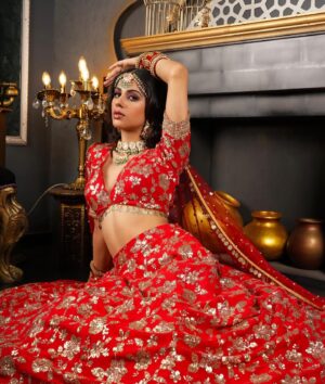 Vedika Nawani Instagram - 🌹 

Wearing @the_adhya_designer 
Mua @hetals_brides 
Photography @sagarfilms194