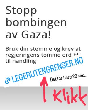 Vegard Ylvisåker Instagram - https://legerutengrenser.no/stopp-bombingen-av-gaza/  #legerutengrenser #medecinssansfrontieres