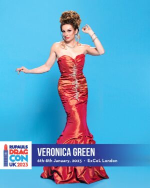 Veronica Green Instagram - I can confirm I’ll be attending @RuPaulsDragCon UK '23 happening January 6, 7, and 8, 2023! ✨ Snatch your tickets starting May 15th! Sign up to be the first to know when they drop at uk.rupaulsdragcon.com 

#dragcon #dragconuk