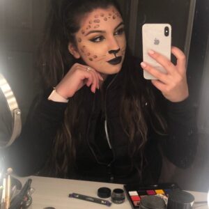 Veronica Lorenz Instagram - ℋ𝒶𝓅𝓅𝓎 𝒞𝒶𝓉𝓊𝓇𝒹𝒶𝓎 🐱
.
@layla_sareini .
Using
• VaVaVoom Kitten Stamp
• Vink Ink -  Vortex Black