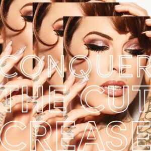 Veronica Lorenz Instagram - NEW STAMP SHAPE: Meet Versatile. She’s the star of our new Cut Crease Kit at @ultabeauty. Not only can she create the perfect “cut” from lower to upper lid, she masters a new winged liner shape and size, can be used to stamp liquid liner along the lash lines (excellent for those with dexterity issues and liquid liner challenges!), is perfect to use with liquid lipstick to define lip shape and size and also creates a sexy Cupid’s Bow on top lip with a highlighter. Don’t even get us started with the P.O.V and the blend define brush!