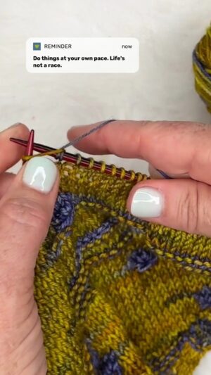 Vickie Howell Instagram - I often get subscribers apologetically telling me how they're "behind on their [YarnYAY!] box projects". I try to ensure them that it is not a race. It's really important to me that my business be a source of self-care and creative inspiration, and not yet another thing that makes people feel like they're not doing enough. 

YarnYAY! boxes aren't about when or even if you get the respective projects done. They're about supporting small businesses while bringing you cool, beautiful items with the intent of putting a smile on your face. If you love finishing projects every month, then awesome! If you just enjoy any part of the process of knitting or crocheting our patterns, then wonderful! If just simply receiving, opening, and gazing at the yarns and goodies is great for you, then it's great for us! You do you, at your own pace. This is not a race. 

Our July Box, featuring the yarn and project I'm working with in this post is now available. Go to yarnyay.com (link in @vickiehowell bio) to subscribe. <3