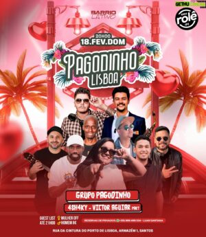 Victor Aguiar Instagram - Pagodinho Especial Dia dos Namorados 🥰
O amor está no ar ❤️

Teremos muito pagode romântico para você curtir com mozão!!

Solteiras e solteiros também não podem ficar de fora!!
Ps: só não vale chorar lembrando do Ex!! 🤡

Condições especiais com a Guest List (link na Bio)
Reservas de Privados: @eusantanaluan 966 499 334

-Grupo Pagodinho
-Dj @4sh4ky 
- @victoraguiaroficial (Sax)

Até domingo 🫶🏼