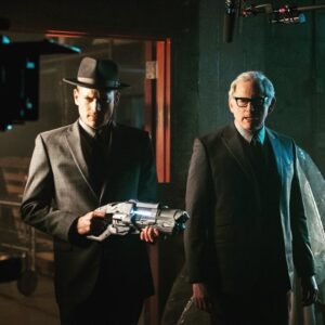 Victor Garber Instagram - Men in almost Black @dcwlegendsoftomorrow