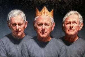 Victor Garber Instagram - One of Rainer Andreesen’s Crown Series. Three faces of Me.