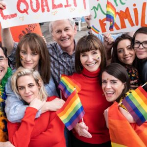 Victor Garber Instagram - Happiest @Pride from @HappiestSeason. In theatres this Thanksgiving. Photo by Lacey Terrrell. This movie was a true joy for me to be a part of.