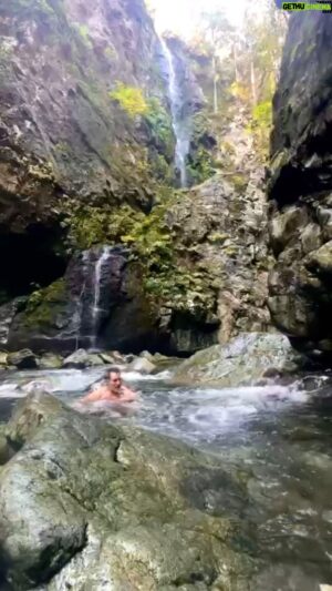 Victor Webster Instagram - Beautiful hike to a cold dip
