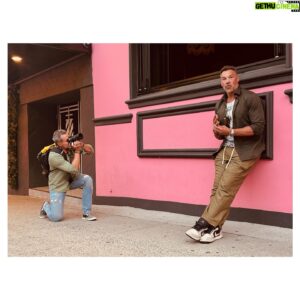Victor Webster Instagram - The ol snap and sip. Went on a walk about bar hop and shoot with @alekspaun and @czuckermann. Had a blast. These fun images were captured by Charles. I’ll post some of mine soon. Was fun to be creative and laugh with good friends and not be restricted by environment or movement or lighting. Just find something that works and shoot it.
