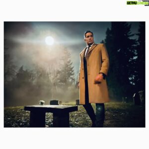 Victor Webster Instagram - Creepy graveyard set photo
