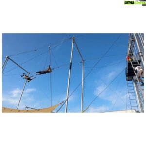 Victor Webster Instagram - Every once in a while you gotta do something that scares the 💩 out of you. Getting out of your comfort zone feeling alive. First couple times I stood on top of that 30 foot platform leaning out with a young girl about a third of my size holding onto my safety harness definitely had my heart pumping triple time. No time to second-guess things you just have to go, that feeling is unbelievable when you decide to take that first step. Not a particularly graceful first step but a first step nonetheless