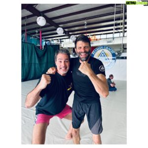Victor Webster Instagram - Any day on the mats is a great day. What a way to clear the mind and be meditatively in the moment with zero distractions only being able to focus on that immediate moment. Thanks for the hospitality and great rolls Phil and the rest of the beasts