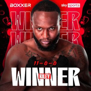 Viddal Riley Instagram - First defence 𝗗𝗢𝗡𝗘 ✅🏴󠁧󠁢󠁥󠁮󠁧󠁿

Another performance that show’s @isitril belongs at this level and is climbing the ranks fast! 🔥

#WardleyClarke | Tonight | @skysportsboxing | @peacock