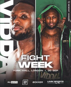 Viddal Riley Instagram - A first fight under 258 🤩

Newly signed @isitril continues his path to the top of the domestic cruiserweight scene this weekend 🇬🇧

@boxxer | @skysportsboxing