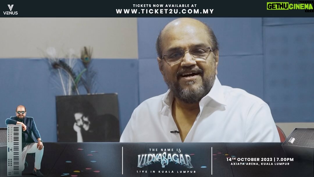 Vidyasagar - 6.7K Likes - Shoutout from the man behind all the unforgettable evergreen HITS🎶
Grab the tickets now.
https://www.ticket2u.com.my/queue/countdown/countdown.aspx?id=31138
#venusproduction #venusproductionevent #vidyasagar #vidyasagarmusic #liveband #liveconcert #musicconcert #melodyking #axiataarena #tamilmusic