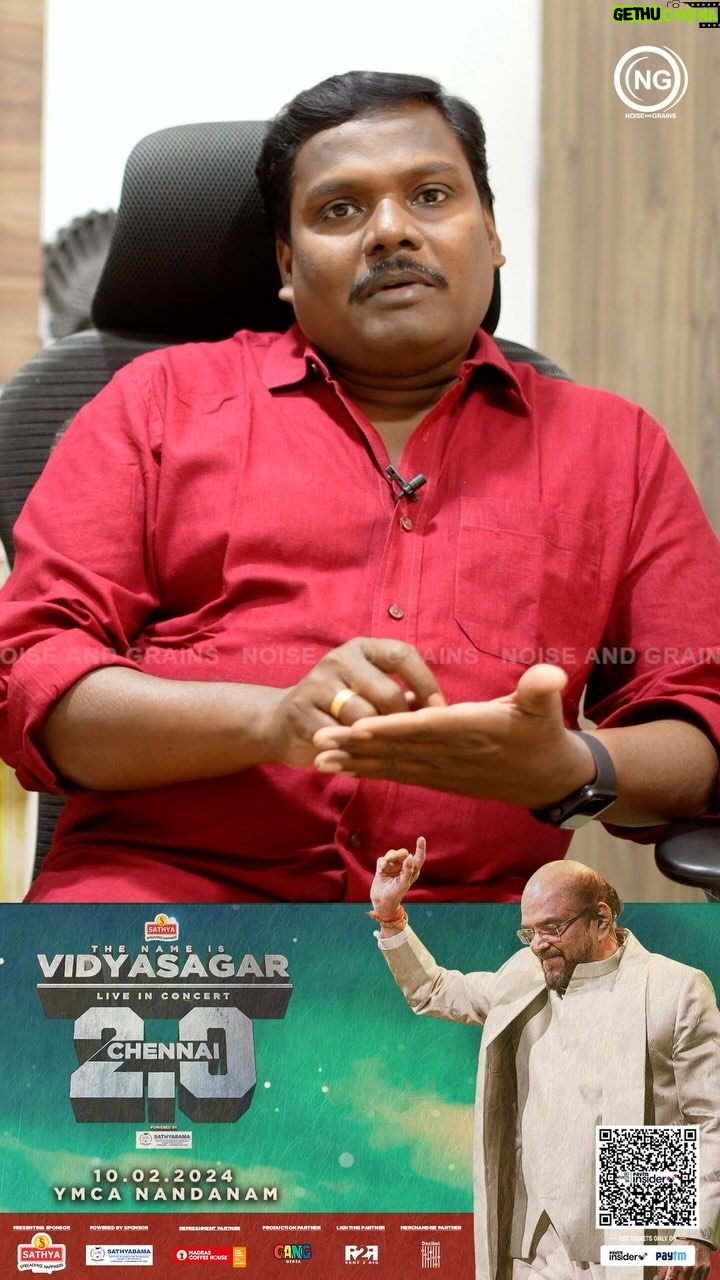Vidyasagar - 3.4K Likes - Lyricist @yughabharathi about Naan Varainthu Vaitha Sooriyan song Composition! 🎹
“The Name Is Vidyasagar 2.0” 🎶🎻
🗓️ 10/02/2024 at 📍YMCA Nandanam
Book your tickets 🎫 now at @insider.in (Link In Bio)
@vidyasagarmusicofficial
@gangmedia_offl
@karya2000
@itisveer
@sathya.retail
@sathyabama.official
@madrascoffeehouseofficial
@onlynikil
#NoiseandGrains #Liveinconcert #Chennai #vidyasagar #vidyasagarmusic
