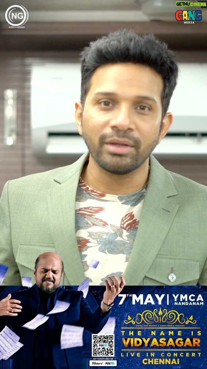 Vidyasagar - 20.2K Likes - Welcome on board @karthikmusicexp ✨
“The Name Is VIDYASAGAR 🎶”, Live in concert, Chennai🗼
7 May 2023, YMCA Nandanam.
Tickets @insider.in (Link In Bio)
@vidyasagarmusicofficial
@gangmedia_offl
@karya2000
@itisveer
@onlynikil
#NoiseandGrains #Liveinconcert #Chennai #paytminsider #vidyasagar #vidyasagarmusic