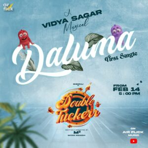 Vidyasagar Instagram - Hey All Dalumas ❤️

Extremely delighted to present you all the first single #Daluma from my new film #DoubleTuckerr.

👉https://youtu.be/_AsTiWlLtAM

 Directed by @meeramahadhi

@dheeraj.doc
@smruthivenkatofficial @yashikaaannand 
#MSBasker @shivashahra_official 
@actorkarunakaran @kaaliactor 
#Munishkanth #SunilReddy 
#Kovaisarala @georgevijayactor @cinematographer_gautham @editor_vetri
dr.vinothinipandian @sync.cinema @amrahmathulla @baywoodvfx @retrotylerart @leelavathimaster @sethu_cine  @danger.mani.73
@cha._n._dru @sathish_pro