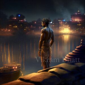 Vikram Bhatt Instagram - Tears rolled down Kanha's face. Akrur the Yadav had narrated to him in great detail how cruel Kansa had been with Vasudev and Devki

He looked at Mathura across the river and whispered a message to his mother and father. "Your son is coming for you."

#thekanhaseries