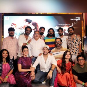 Vikram Chatterjee Instagram - From the trailer launch with the team behind it. #Surjo trailer out now! 🌤️❤️