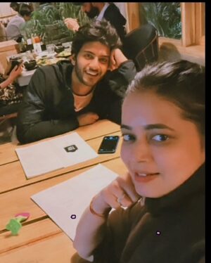 Vikram Singh Chauhan Instagram - Here’s to another year of being great together! 
2 and to many more ..♾️❤️ 
@sneha_shkukla 

#happytwotous❤️ #blessed