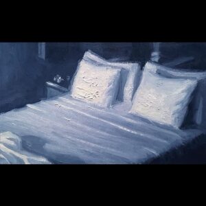 Vince Giarrano Instagram - Empty bed painting 🎨🖤

#allaprima #oilpainting #bed #bedroom #interior #art #fineart #painting #contemporarypainting