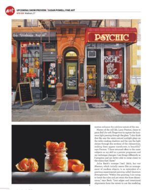 Vince Giarrano Instagram - My painting “Psychic” in the new issue of American Art Collector magazine! 🔴
The show opens tonight @susanpowellfineart in Madison, Connecticut 🎨

#fineart #oilpainting #artshow #artcollector #art #painting #artmagazine #psychic