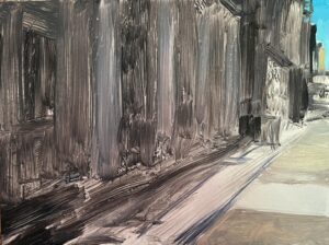 Vince Giarrano Instagram - My loose start today on a cityscape 🎨

#oilpainting #art #fineart #painting #newyorkcity #nyc #cityscape #manhattan #soho