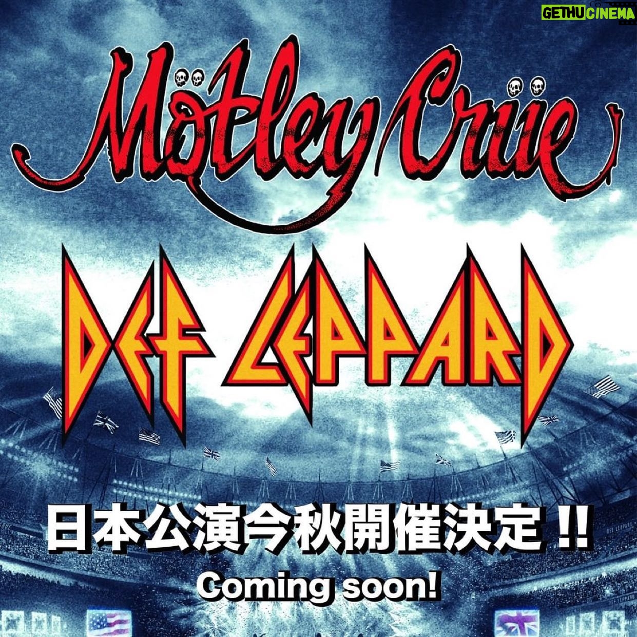 Vince Neil - 10.8K Likes - The World Tour coming to Japan this Fall! 🇯🇵
#MötleyCrüe #TheWorldTour