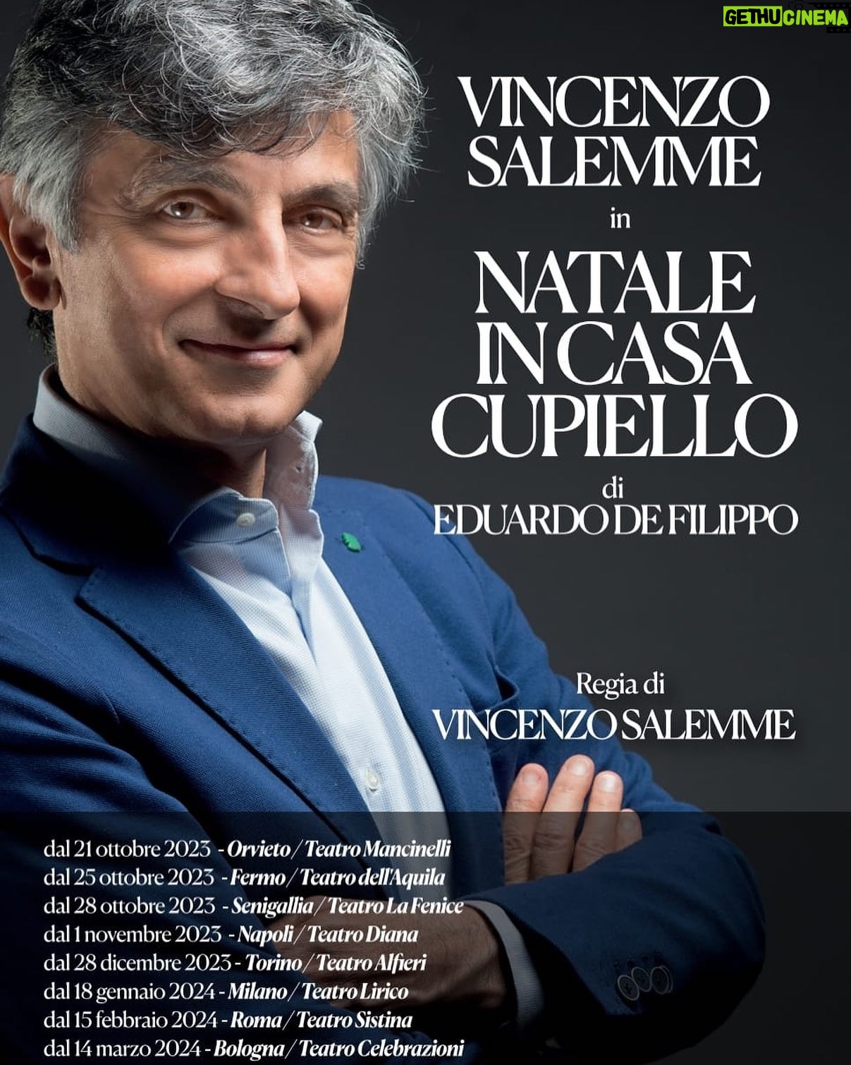 Vincenzo Salemme - 14.4K Likes - Un omaggio al Maestro dei Maestri, un abbraccio al figlio Luca, una carezza a me stesso. Ecco cosa significa per me mettere in scena Natale in casa Cupiello.
