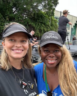 Vinessa Shaw Instagram - Yesterday felt like history in the making. At the @sagaftra rally which began with a march from one entertainment studio to another, ended with impassioned speeches by our union president and @sagaftra @wga members including @naacp! I feel honored to be standing with my union who are on the frontlines inspiring other laborers in completely different businesses to fight for their rights! We have been told for decades by the conglomerates to be silent and just appreciate what we have, which is currently an unfair share. It’s time to see this fight from a humanistic standpoint.  #amptp, it’s time to see the light. Open your eyes to see who makes you what you are. It’s the people, the creatives. We are not backing down. #sagaftrastrong #sagaftrastrike