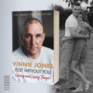 Vinnie Jones Instagram - The paperback edition of my book written in honour of my late wife Tanya is now available. ❤️

“Lost Without You: Loving and Losing Tanya” can be ordered through the link in my bio or swipe up on my story

Thank you 🙏🏼 

#LostWithoutYou