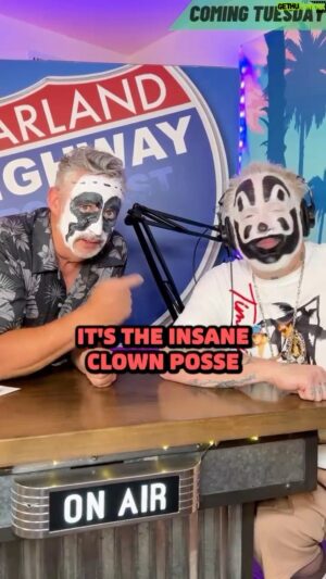 Violent J Instagram - Insanity on this week’s Harland Highway podcast on YouTube with Violent J #ICP #clowningaround @violentj.icp @sixflags @thereallindablair @arbys