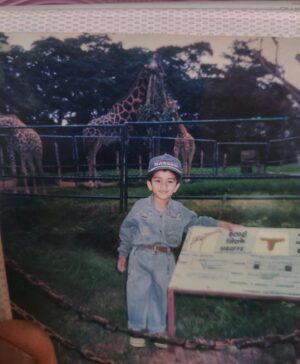 Viraat Instagram - “Throwback to the days of little meeeee.”