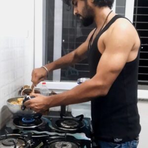 Viraat Instagram - Cooking is like love ... ❤️