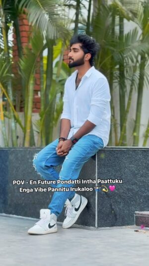 Vishnu Unnikrishnan Instagram - Hey Pondatti.. Vibe Panni Mudichitiya ? 💫
.
.
#gilli #rerelease #trisha #vijay #thalapathy #ghilli #trending