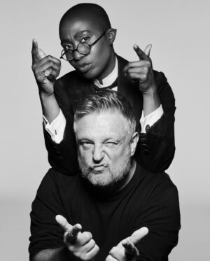 Vivienne Acheampong Instagram - LUCIENNE X THE LEGEND @rankinarchive