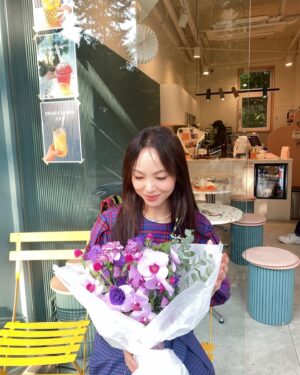WAX Instagram - 꽃선물 행복해요~💕