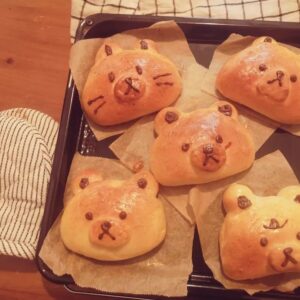 Wakana Instagram - この前焼いたパン🐻
#手作りパン