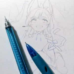 Wakana Instagram - かわいくなあれ
#watercolor 
#illustration #wip