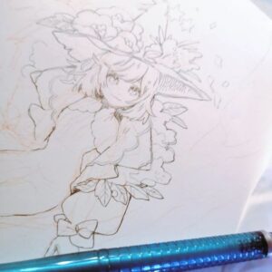 Wakana Instagram - 眠くなりながら描いていたやつ〜
#wip