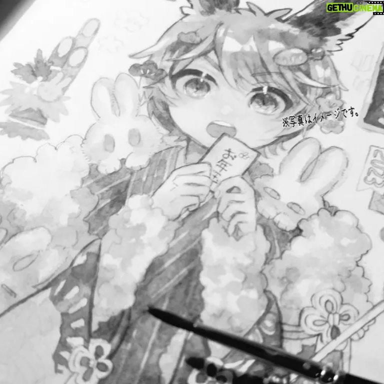Wakana - 140 Likes - できましたー!
来年のお年賀🐰年明けの展示にだしたい!
#watercolor
#wip
#illustration
#originalcharacter