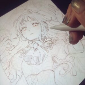 Wakana Instagram - #wip #illustration