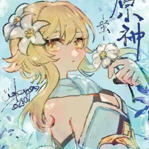 Wakana Instagram - フォロワーさんの推しが描きたいリク
リクエストいただきました！ありがとうございました🙌
#水星の魔女　#エラン4号 
#アンダーザローズ_ライナス
#魔法使いの約束_クロエ
#子供リンク
#原神イラスト #原神_蛍