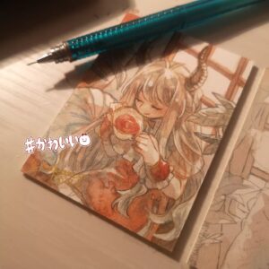 Wakana Instagram - できつつあります！
#illustration 
#watercolor 
#original