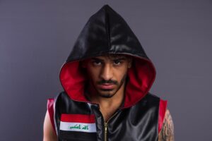 Walid Muhsein Instagram - Iraqi blood running through me March 4th here I come

@misfitsboxing @darksideboxingteam @mamstaylor @daznboxing @