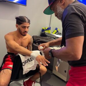 Walid Muhsein Instagram - What a day man thank you for everyone coming out to support me. I clearly won the fight but somehow they called it a draw they clearly robbed me but its okey everyone knows who’s the real winner